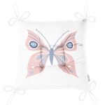 - Pofi-10407-Gorsel-2 - Realhomes  Pembe Kelebek Tasarımlı Dijital Baskılı Modern Pofuduk Sandalye Minderi Realhomes