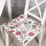 - Pofi-10412-Gorsel - Realhomes Papatya & Gül Tasarımlı Dijital Baskılı Modern Pofuduk Sandalye Minderi Realhomes