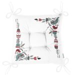 - Pofi-10435-Gorsel-2 - Realhomes  Özel Tasarım Kuş & Çiçek Motifli Dijital Baskılı Modern Pofuduk Sandalye Minderi Realhomes