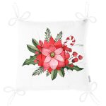 - Pofi-10457-Gorsel-2 - Realhomes Beyaz Zemin Gül Tasarımlı Dijital Baskılı Modern Pofuduk Sandalye Minderi Realhomes