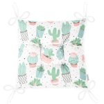 - Основные RGB - Realhomes  Realhomes Küçük Kaktüs Motifli Özel Tasarım Dijital Baskılı Modern Pofuduk Sandalye Minderi Realhomes