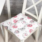 - Pofi-1052-Gorsel - Realhomes Realhomes Mutlu Koyunlar Özel Tasarım Dijital Baskılı Modern Pofuduk Sandalye Minderi Realhomes