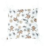 Realhomes Zıpzıp Maymuncuk Özel Tasarım Dijital Baskılı Modern Pofuduk Sandalye Minderi Realhomes