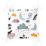 - Печать - Realhomes  Realhomes Sevimli Panda Motifli Özel Tasarım Dijital Baskılı Modern Pofuduk Sandalye Minderi Realhomes