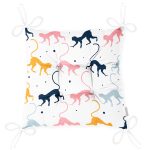 - Pofi-1101-Gorsel-2 - Realhomes Realhomes Renkli Maymun Tasarımlı Dijital Baskılı Modern Pofuduk Sandalye Minderi Realhomes