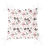 - Pofi-1112-Gorsel-2 - Realhomes  Realhomes Yavru Penguenler Çizimli Özel Tasarım Dijital Baskılı Modern Pofuduk Sandalye Minderi Realhomes