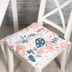 - Pofi-1170-Gorsel - Realhomes Sevimli Tavşan Ve Yumurta Motifli Dijital Baskılı Özel Tasarım Modern Pofuduk Sandalye Minderi Realhomes