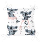 Sevimli Kolalar Dijital Baskılı Özel Tasarım Modern Pofuduk Sandalye Minderi Realhomes