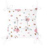 - Mobile - Realhomes  Pembe Koyun Motifli Dijital Baskılı Özel Tasarım Modern Pofuduk Sandalye Minderi Realhomes