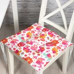 - Basic CMYK - Realhomes Pembe Fil Motifli Dijital Baskılı Özel Tasarım Modern Pofuduk Sandalye Minderi Realhomes