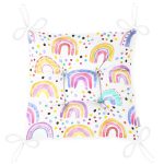 - Pofi-1296-Gorsel-2 - Realhomes Suluboya Gökkuşağı Temalı Dijital Baskılı Özel Tasarım Modern Pofuduk Sandalye Minderi Realhomes