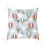 - Pofi-1302-Gorsel-2 - Realhomes Uçan Balon Bulut Ve Ay Desenli Dijital Baskılı Özel Tasarım Modern Pofuduk Sandalye Minderi Realhomes