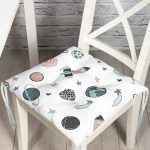 - Pofi-1304-Gorsel - Realhomes Uzay Temalı Gezegen Ve Roket Desenli Dijital Baskılı Özel Tasarım Modern Pofuduk Sandalye Minderi Realhomes