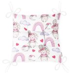 - Pofi-1317-Gorsel-2 - Realhomes Sevimli Tavşan Ve Gökkuşağı Temalı Dijital Baskılı Özel Tasarım Modern Pofuduk Sandalye Minderi Realhomes