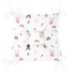 - Pofi-1330-Gorsel-2 - Realhomes  Sevimli Tavşanlar Ve Havuç Desenli Dijital Baskılı Özel Tasarım Modern Pofuduk Sandalye Minderi Realhomes