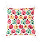 - Pofi-1332-Gorsel-2 - Realhomes  Rengarenk Uğur Böcekleri Desenli Dijital Baskılı Özel Tasarım Modern Pofuduk Sandalye Minderi Realhomes