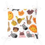 - Pofi-1335-Gorsel-2 - Realhomes Çocuk Odası Sevimli Hayvanlar Desenli Dijital Baskılı Özel Tasarım Modern Pofuduk Sandalye Minderi Realhomes