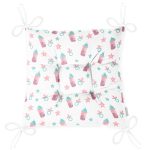 Biberon Ve Emzik Desenli Dijital Baskılı Özel Tasarım Modern Pofuduk Sandalye Minderi Realhomes