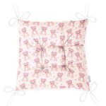 - Печать - Realhomes Sevimli Minik Ayıcık Motifli Dijital Baskılı Özel Tasarım Modern Pofuduk Sandalye Minderi Realhomes