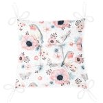 - Pofi-1364-Gorsel-2 - Realhomes  Kuş Ve Çiçek Desenli Dijital Baskılı Özel Tasarım Modern Pofuduk Sandalye Minderi Realhomes