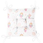 - Основные RGB - Realhomes Pembe Peri Kızı Ve Unicorn Desenli Dijital Baskılı Özel Tasarım Modern Pofuduk Sandalye Minderi Realhomes