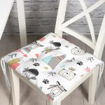 - My Working Document - Realhomes Vahşi Orman Temalı Dijital Baskılı Özel Tasarım Modern Pofuduk Sandalye Minderi Realhomes