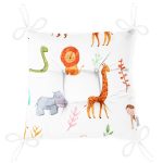 - Pofi-1471-Gorsel-2 - Realhomes  Orman Hayvanları Desenli Dijital Baskılı Özel Tasarım Modern Pofuduk Sandalye Minderi Realhomes