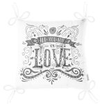 - Pofi-2006-Gorsel-2 - Realhomes Love Yazılı Dijital Baskı Modern Pofuduk Sandalye Minderi Realhomes