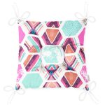 - Pofi-2052-Gorsel-2 - Realhomes Modern Renkli Şekiller Dijital Baskılı Pofuduk Sandalye Minderi Realhomes