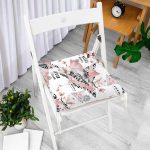 - Pofi-2061-Gorsel-1 - Realhomes Geometrik Desenli Çiçekli Dijital Baskılı Pofuduk Sandalye Minderi Realhomes