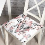 - Pofi-2061-Gorsel - Realhomes Geometrik Desenli Çiçekli Dijital Baskılı Pofuduk Sandalye Minderi Realhomes