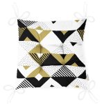 - Pofi-2064-Gorsel-2 - Realhomes  Bej Siyah Geometrik Desenli Dijital Baskılı Pofuduk Sandalye Minderi Realhomes