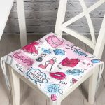 - Pofi-2087-Gorsel - Realhomes Fashion Aksesuar Desenli Dijital Baskılı Pofuduk Sandalye Minderi Realhomes