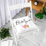 - Pofi-2129-Gorsel-1 - Realhomes Be Mine Kalp Desenli Dijital Baskılı Modern Pofuduk Sandalye Minderi Realhomes