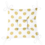 - Pofi-2159-Gorsel-2 - Realhomes Hardal Renkli Puantiyeli Dijital Baskılı Modern Pofuduk Sandalye Minderi Realhomes