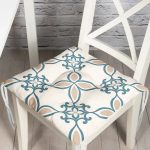 Etnik Motifli Dijital Baskılı Modern Pofuduk Sandalye Minderi Realhomes