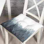 Orman Temalı Dijital Baskılı Modern Kırlent Pofuduk Sandalye Minderi Realhomes