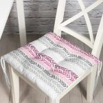 - Pofi-2245-Gorsel - Realhomes Renkli Zikzak Motifli Dijital Baskılı Kırlent Pofuduk Sandalye Minderi Realhomes