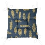 - Pofi-2254-Gorsel-2 - Realhomes Yaldızlı Tüy Desenli Dijital Baskılı Modern Pofuduk Sandalye Minderi Realhomes