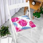 - Pofi-2262-Gorsel-1 - Realhomes Sulu Boya Lale Temalı Modern Kırlent Pofuduk Sandalye Minderi Realhomes