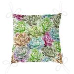 - Pofi-2266-Gorsel-2 - Realhomes Zambak Temalı Dijital Baskılı Modern Pofuduk Sandalye Minderi Realhomes