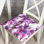 - Pofi-2267-Gorsel - Realhomes Sulu Boya Yaprak Temalı Dijital Baskılı Modern Pofuduk Sandalye Minderi Realhomes