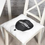 Adventure Balon Resimli Dijital Baskılı Modern Pofuduk Sandalye Minderi Realhomes