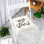 - Pofi-2286-Gorsel-1 - Realhomes Made With Love Yazılı Dijital Baskılı Modern Pofuduk Sandalye Minderi Realhomes