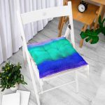 - Pofi-2307-Gorsel-1 - Realhomes  Gökkuşağı Renkli Dijital Baskılı Modern Pofuduk Sandalye Minderi Realhomes