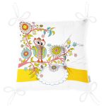 - Pofi-233-Gorsel-2 - Realhomes Baykuş Desen Dijital Baskılı Modern Pofuduk Sandalye Minderi Realhomes