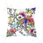 - Pofi-2341-Gorsel-2 - Realhomes Rengarenk Çiçek Dijital Baskılı Modern Pofuduk Sandalye Minderi Realhomes