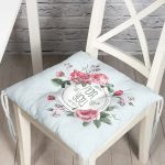 - Pofi-2356-Gorsel - Realhomes For You Çiçekli Dijital Baskı Modern Pofuduk Sandalye Minderi Realhomes