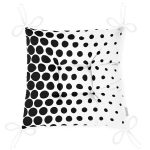 - Pofi-2416-Gorsel-2 - Realhomes Siyah Beyaz İri Puanlı Pofuduk Sandalye Minderi Realhomes