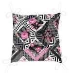 - Pofi-2429-Gorsel-2 - Realhomes Çiçek Desenli Puan Motifli Pofuduk Sandalye Minderi Realhomes